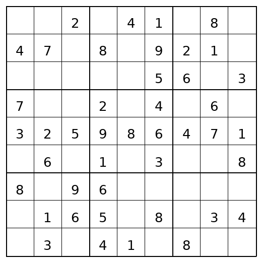 Easy Sudoku Puzzle 7 preview