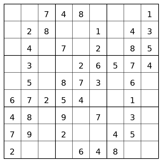 Easy Sudoku Puzzle 23 preview