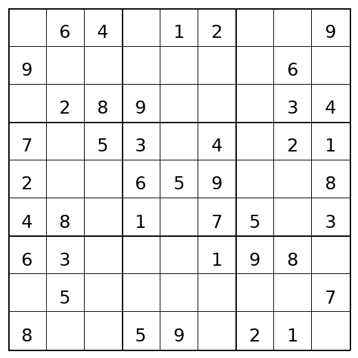 Easy Sudoku Puzzle 28 preview