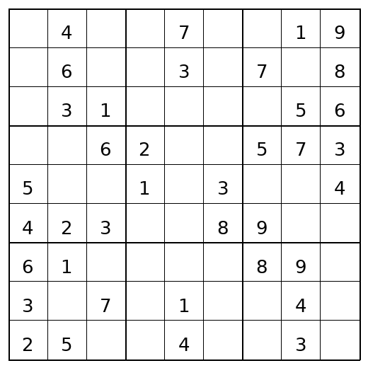 Easy Sudoku Puzzle 32 preview