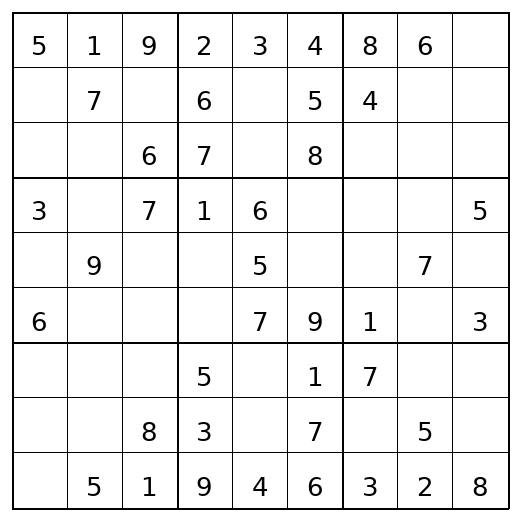 Easy Sudoku Puzzle 38 preview