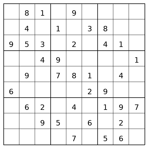 Easy Sudoku Puzzle 45 preview