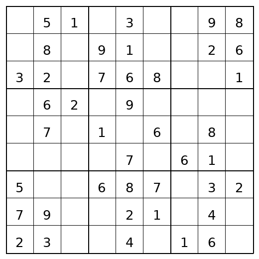 Easy Sudoku Puzzle 46 preview