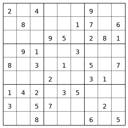 Easy Sudoku Puzzle 48 preview