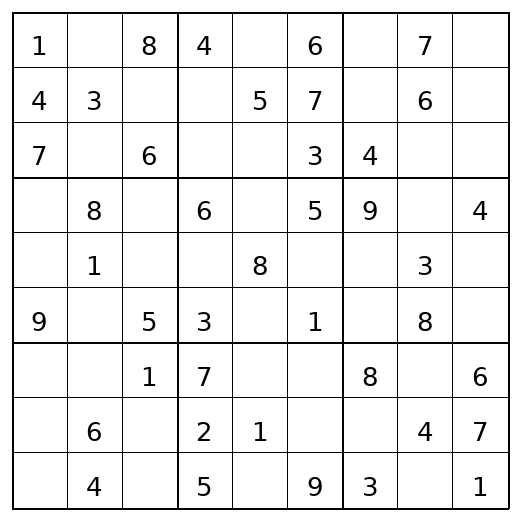 Easy Sudoku Puzzle 52 preview