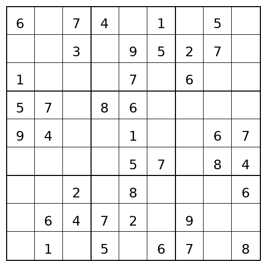 Easy Sudoku Puzzle 55 preview