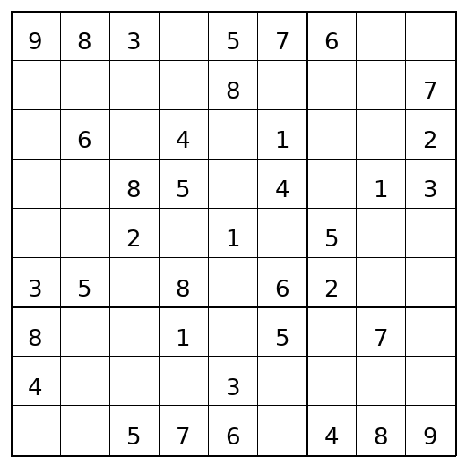 Easy Sudoku Puzzle 60 preview
