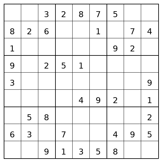 Easy Sudoku Puzzle 65 preview