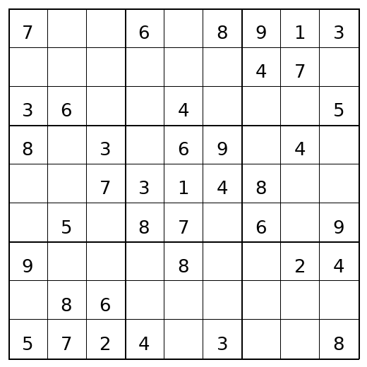 Easy Sudoku Puzzle 73 preview