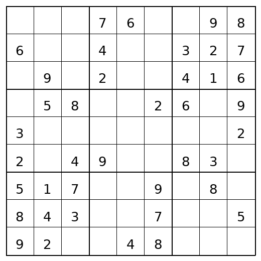 Easy Sudoku Puzzle 77 preview