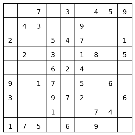 Easy Sudoku Puzzle 79 preview