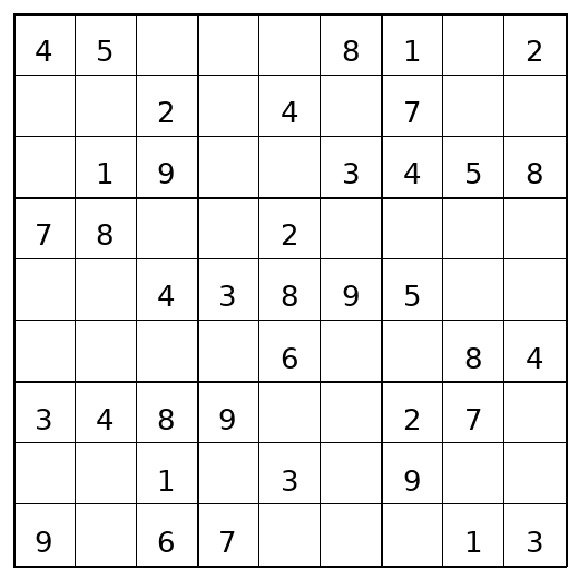 Easy Sudoku Puzzle 83 preview