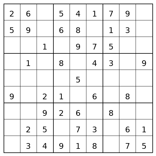 Easy Sudoku Puzzle 84 preview
