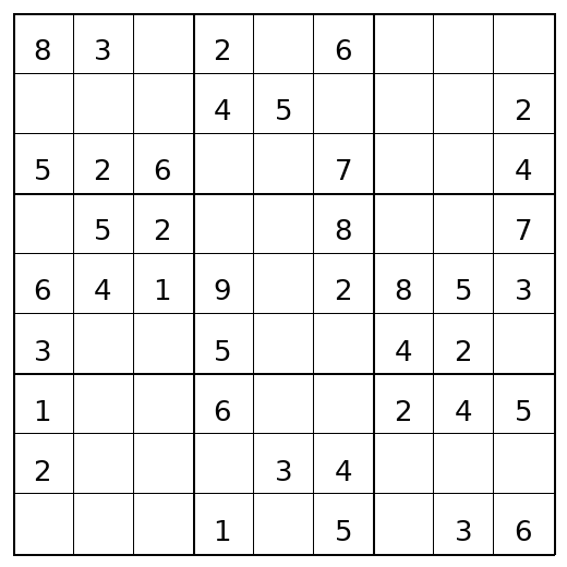 Easy Sudoku Puzzle 85 preview