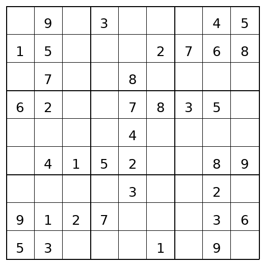 Easy Sudoku Puzzle 89 preview