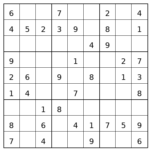 Easy Sudoku Puzzle 91 preview