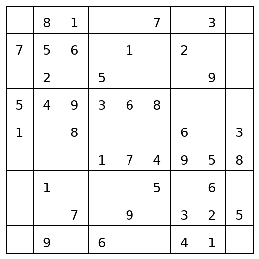 Easy Sudoku Puzzle 94 preview