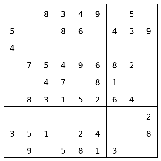 Easy Sudoku Puzzle 95 preview