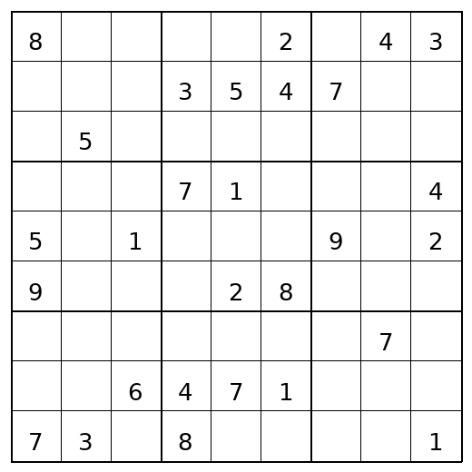 Hard Sudoku Puzzle 2 preview