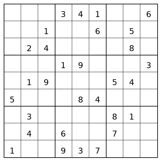 Hard Sudoku Puzzle 7 preview
