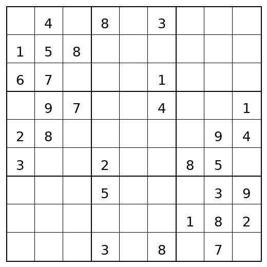 Hard Sudoku Puzzle 11 preview