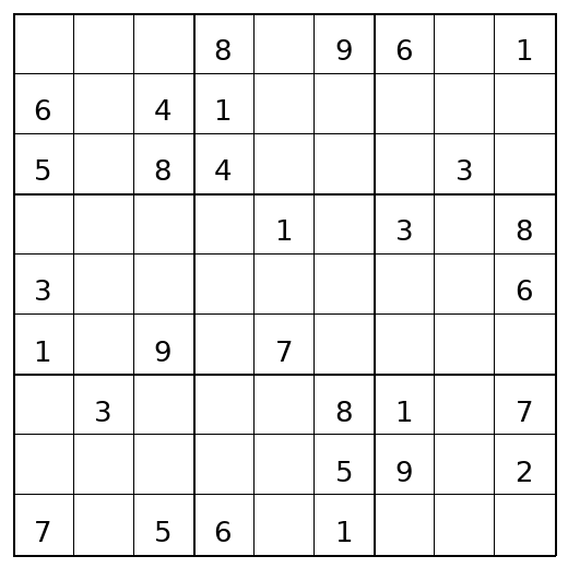 Hard Sudoku Puzzle 15 preview