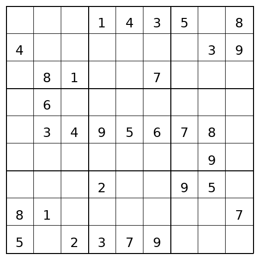 Hard Sudoku Puzzle 22 preview