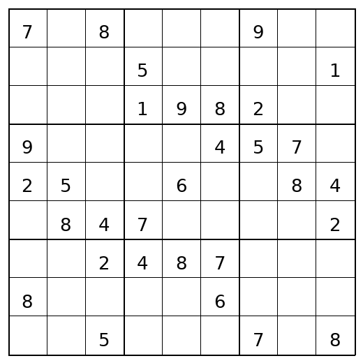 Hard Sudoku Puzzle 24 preview