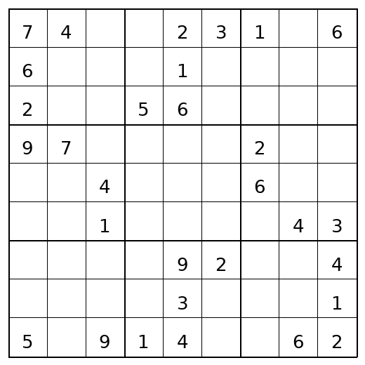 Hard Sudoku Puzzle 25 preview