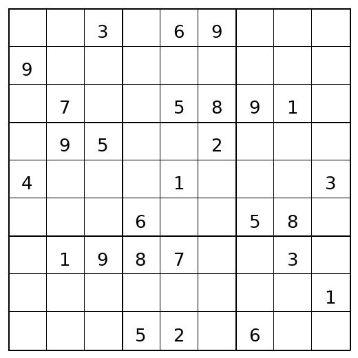 Hard Sudoku Puzzle 31 preview