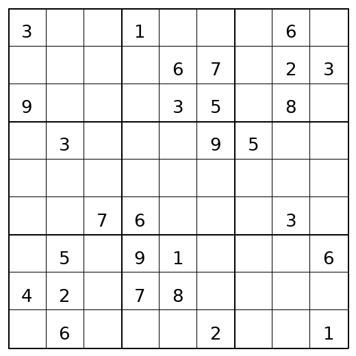 Hard Sudoku Puzzle 36 preview