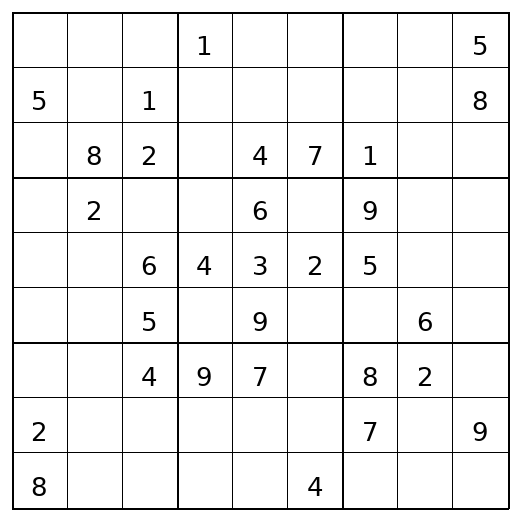 Hard Sudoku Puzzle 39 preview