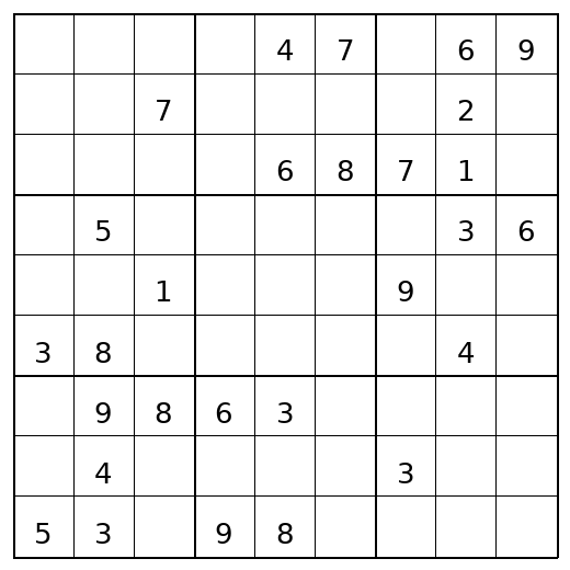 Hard Sudoku Puzzle 49 preview