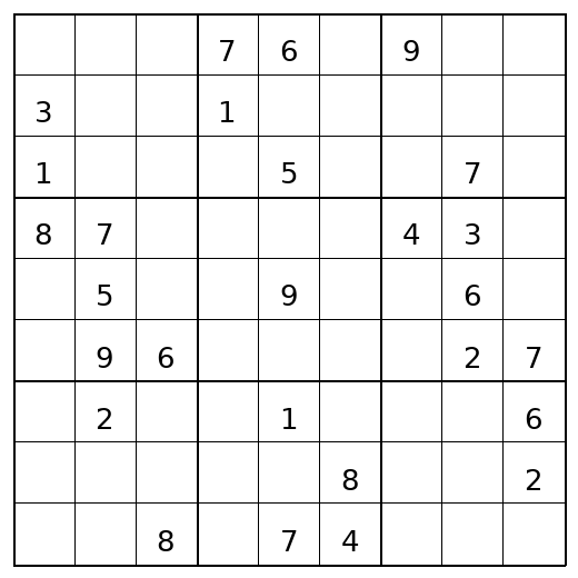 Hard Sudoku Puzzle 50 preview