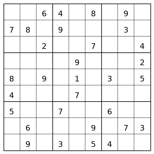 Hard Sudoku Puzzle 73 preview