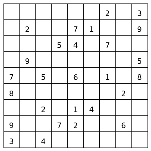 Hard Sudoku Puzzle 77 preview
