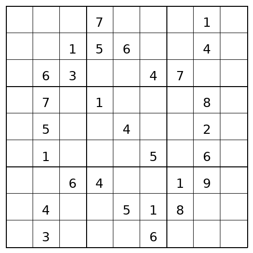 Hard Sudoku Puzzle 85 preview