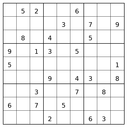 Hard Sudoku Puzzle 87 preview
