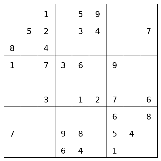 Hard Sudoku Puzzle 91 preview