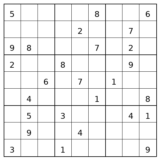 Hard Sudoku Puzzle 97 preview