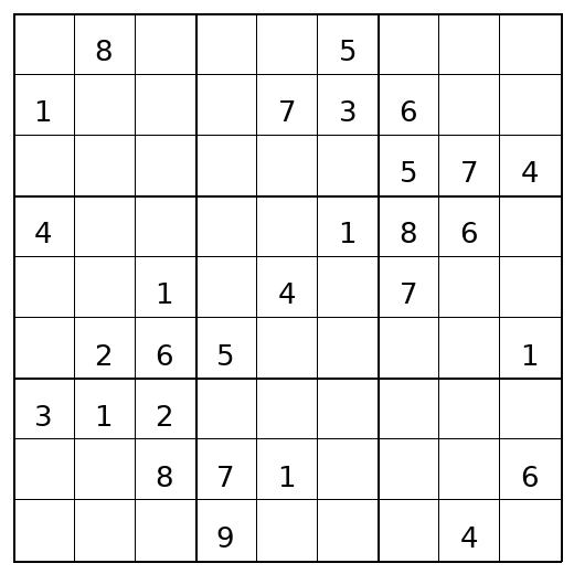Hard Sudoku Puzzle 98 preview