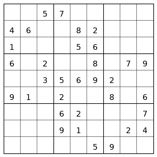 Medium Sudoku Puzzle 2 preview