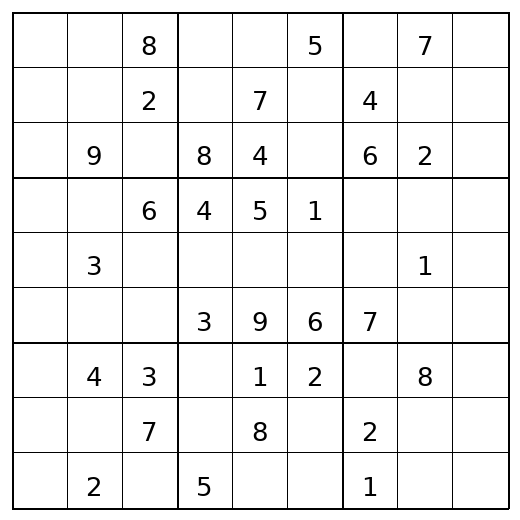 Medium Sudoku Puzzle 7 preview