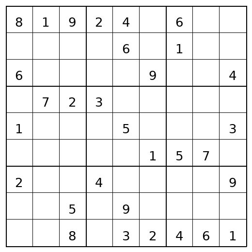 Medium Sudoku Puzzle 17 preview