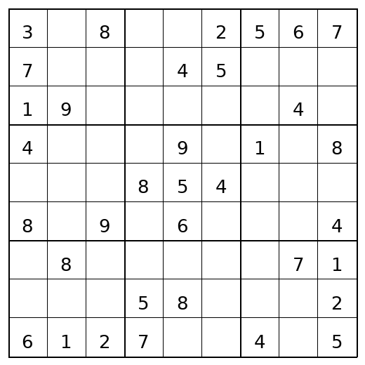 Medium Sudoku Puzzle 25 preview