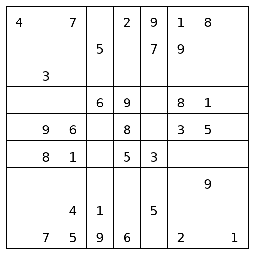 Medium Sudoku Puzzle 35 preview