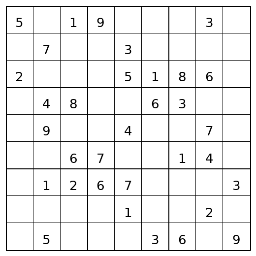 Medium Sudoku Puzzle 39 preview