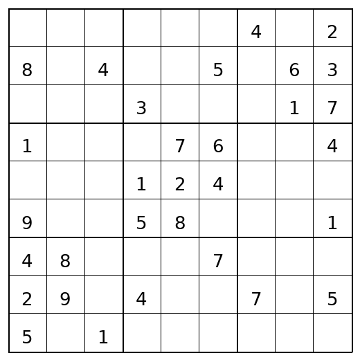Medium Sudoku Puzzle 41 preview