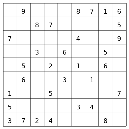 Medium Sudoku Puzzle 51 preview
