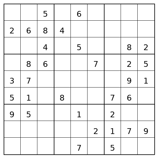 Medium Sudoku Puzzle 52 preview